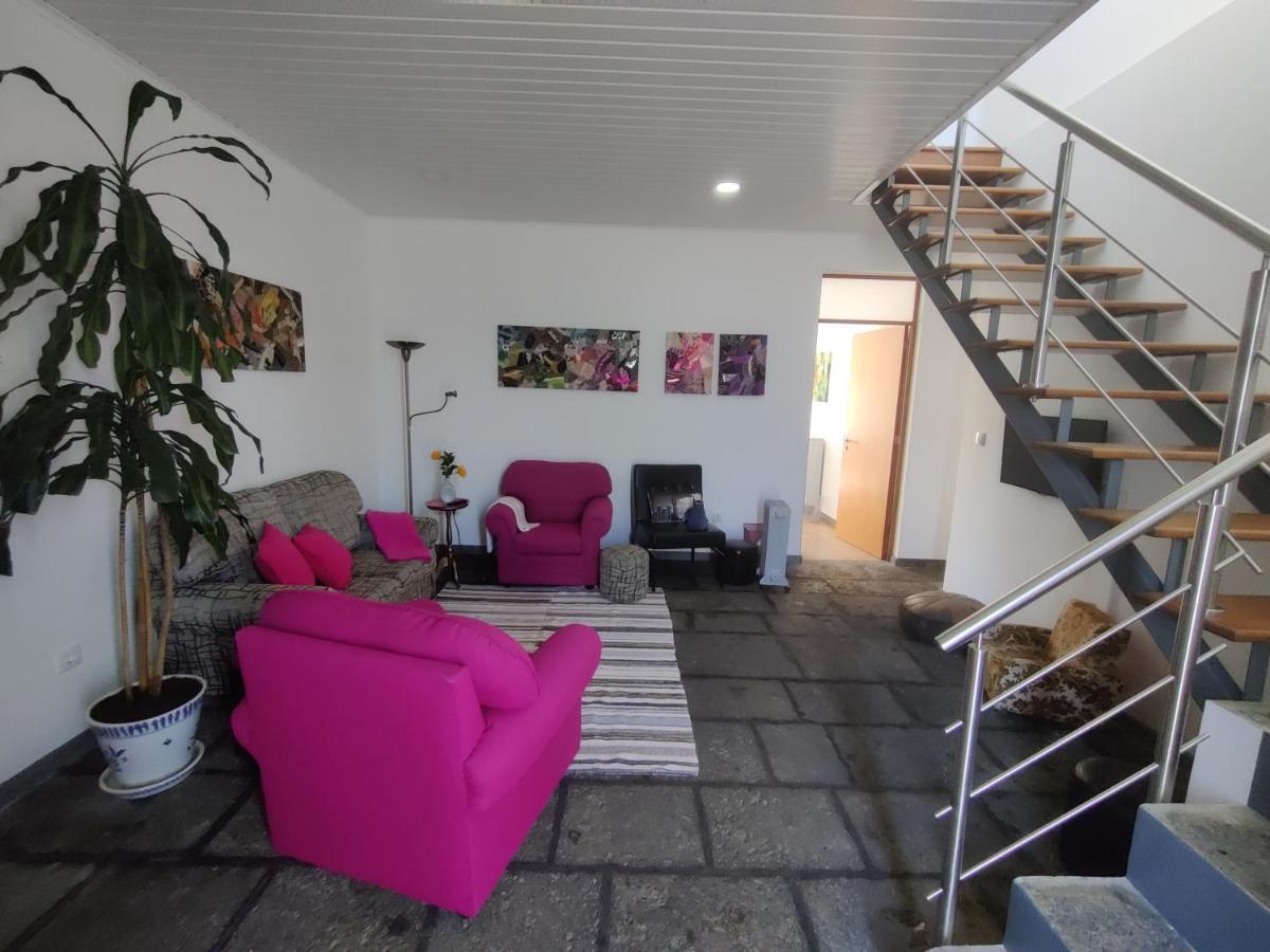 リベイラ・グランデ Casa Amarela De Santanaヴィラ エクステリア 写真